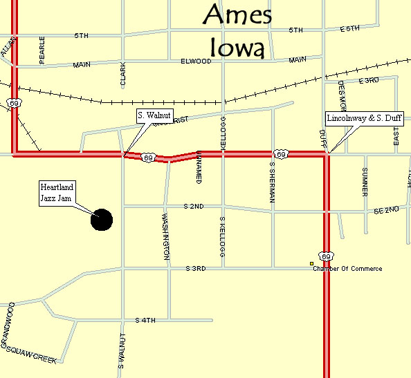 Jazz Jam Map
